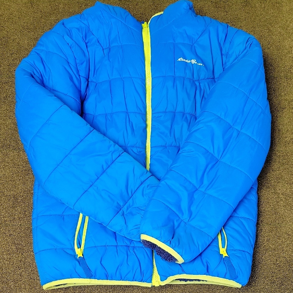 Blue Kids Reversible Jacket by Eddie Bauer